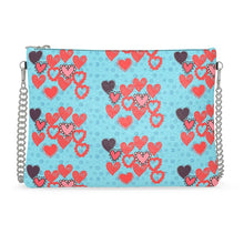 Load image into Gallery viewer, Hearts Crossbody Bag With Chain