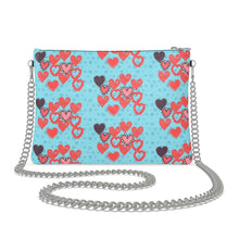 Load image into Gallery viewer, Hearts Crossbody Bag With Chain