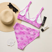 Load image into Gallery viewer, Pink Shoptopdesigns Recycled high-waisted bikini
