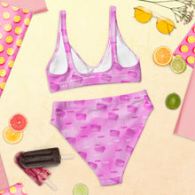 Load image into Gallery viewer, Pink Shoptopdesigns Recycled high-waisted bikini