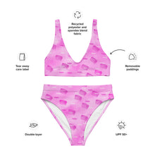Load image into Gallery viewer, Pink Shoptopdesigns Recycled high-waisted bikini