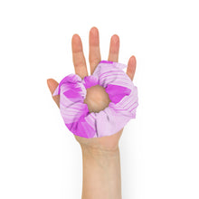 Load image into Gallery viewer, Pink lines Recycled Scrunchie