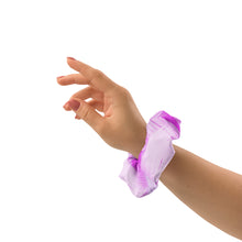 Load image into Gallery viewer, Pink lines Recycled Scrunchie