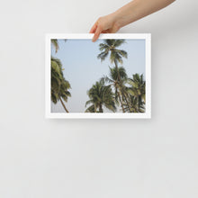 Load image into Gallery viewer, Palm Trees Framed Photography poster