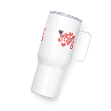 Load image into Gallery viewer, Hearts Travel mug with a handle