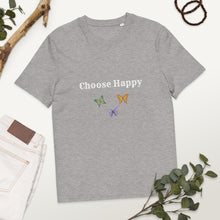 Load image into Gallery viewer, Choose Happy Women's organic cotton t-shirt