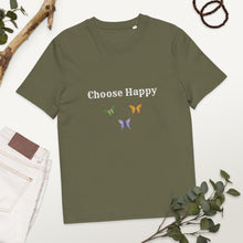 Load image into Gallery viewer, Choose Happy Women's organic cotton t-shirt