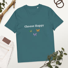Load image into Gallery viewer, Choose Happy Women's organic cotton t-shirt