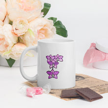 Load image into Gallery viewer, Orchids White glossy mug