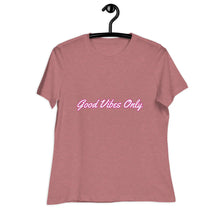 Load image into Gallery viewer, Good vibes only Women's Relaxed T-Shirt