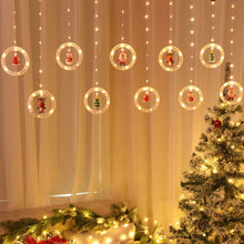 Load image into Gallery viewer, Navidad 2021 Home Decor Christmas Round Curtain Light String OUT OF STOCK
