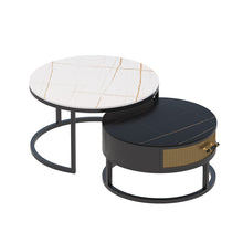 Load image into Gallery viewer, Italian modern living room double coffee table OUT OF STOCK