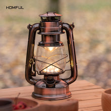 Load image into Gallery viewer, Portable Retro lamp Rechargeable LED Lantern kerosene lamp OUT OF STOCK