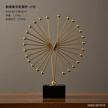 Load image into Gallery viewer, Gold and white tones geometric designs ornaments OUT OF STOCK