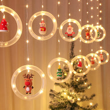 Load image into Gallery viewer, Navidad 2021 Home Decor Christmas Round Curtain Light String OUT OF STOCK