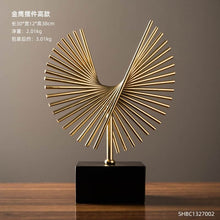 Load image into Gallery viewer, Gold and white tones geometric designs ornaments OUT OF STOCK