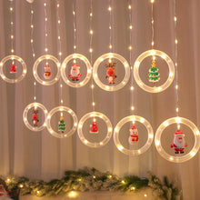 Load image into Gallery viewer, Navidad 2021 Home Decor Christmas Round Curtain Light String OUT OF STOCK
