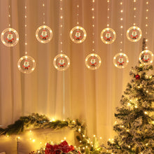 Load image into Gallery viewer, Navidad 2021 Home Decor Christmas Round Curtain Light String OUT OF STOCK