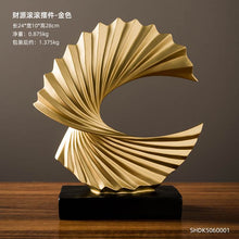Load image into Gallery viewer, Gold and white tones geometric designs ornaments OUT OF STOCK