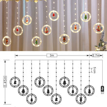 Load image into Gallery viewer, Navidad 2021 Home Decor Christmas Round Curtain Light String OUT OF STOCK