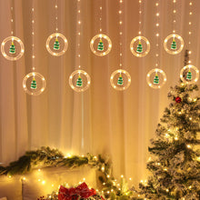Load image into Gallery viewer, Navidad 2021 Home Decor Christmas Round Curtain Light String OUT OF STOCK