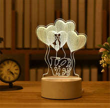 Load image into Gallery viewer, 3D Lamp Acrylic USB LED Night Lights Neon Sign Lamp OUTOF STOCK