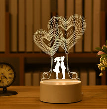 Load image into Gallery viewer, 3D Lamp Acrylic USB LED Night Lights Neon Sign Lamp OUTOF STOCK