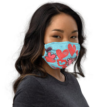 Load image into Gallery viewer, Premium face mask - Hearts