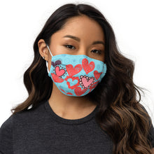 Load image into Gallery viewer, Premium face mask - Hearts