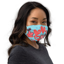 Load image into Gallery viewer, Premium face mask - Hearts