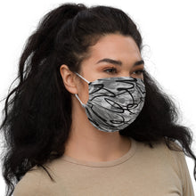 Load image into Gallery viewer, Premium face mask - Grey and black