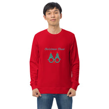 Load image into Gallery viewer, Christmas Cheer Unisex organic sweatshirt