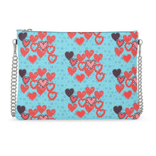 Load image into Gallery viewer, Hearts Crossbody Bag With Chain
