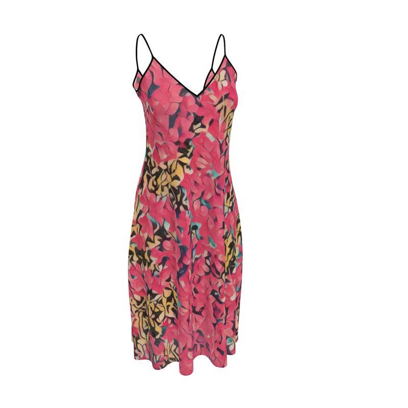 Floral V-neck summer dress
