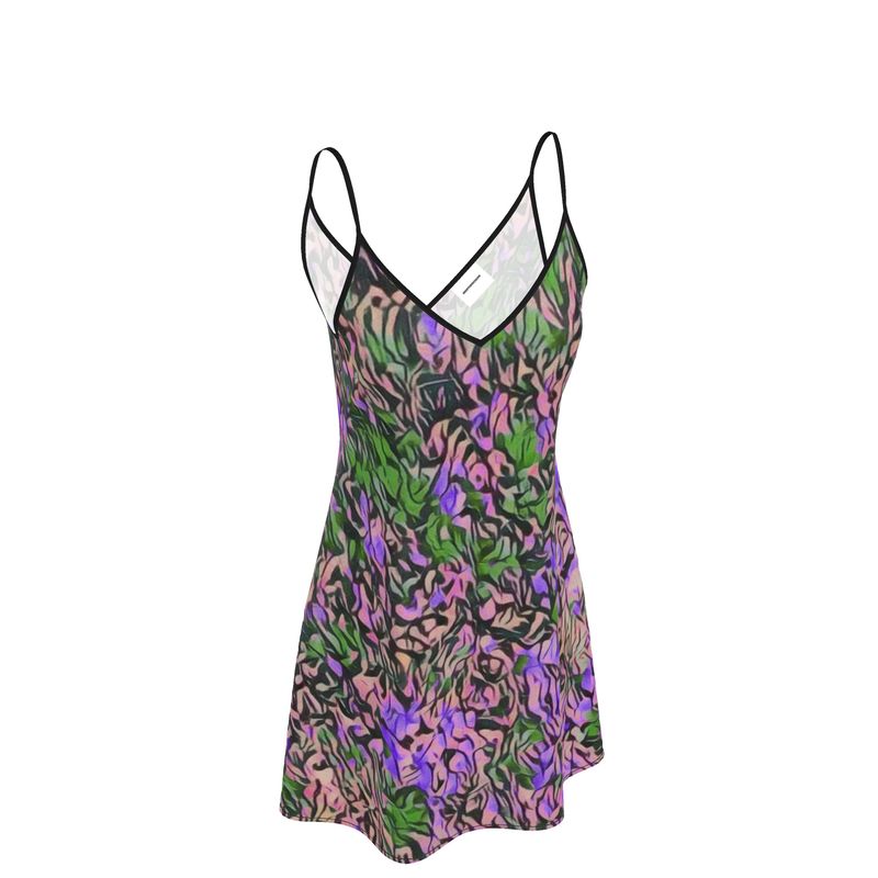 Pure silk short slip dress
