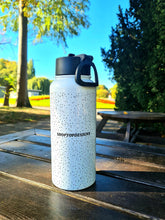 Load image into Gallery viewer, Shoptopdesigns Stainless steel water bottle with a straw lid

