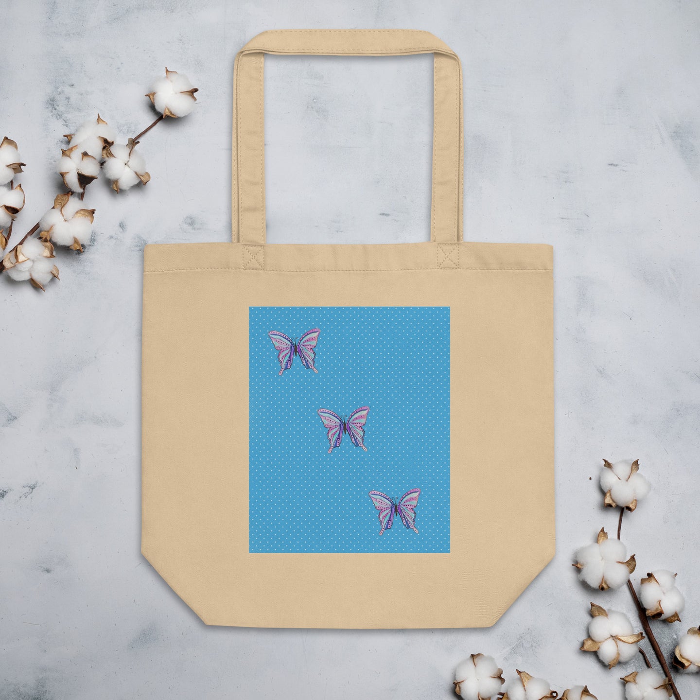 Blue butterflies Eco Tote Bag OUT OF STOCK