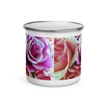 Load image into Gallery viewer, Floral Enamel Mug
