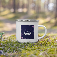 Load image into Gallery viewer, Life is perfect Enamel Mug
