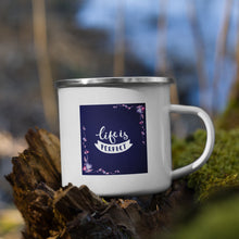 Load image into Gallery viewer, Life is perfect Enamel Mug
