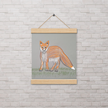 Load image into Gallery viewer, &quot;A Fox&quot; Poster with hangers
