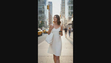 Load and play video in Gallery viewer, Shoptopdesigns White and dots Tote bag
