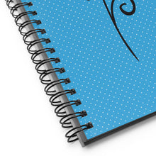 Load image into Gallery viewer, Pink flower Spiral notebook
