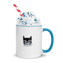 Load image into Gallery viewer, Ninja Kitten Mug with Color Inside
