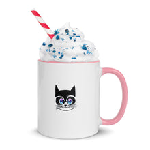 Load image into Gallery viewer, Ninja Kitten Mug with Color Inside
