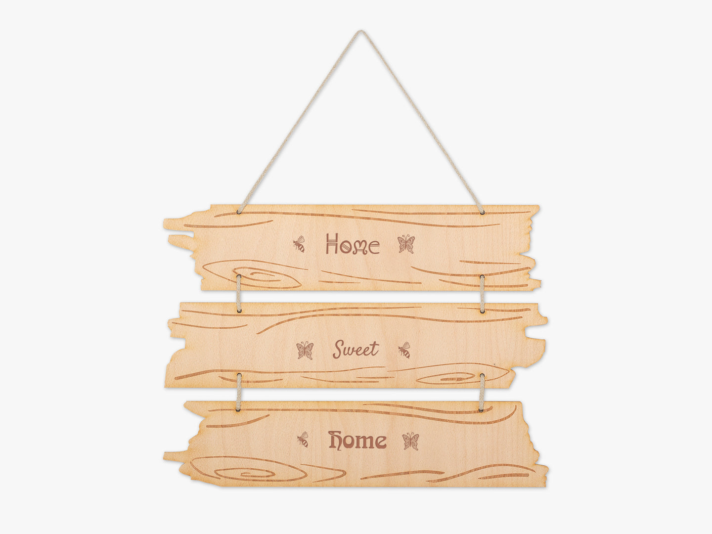 Home Sweet Home 3 piece wooden wall sign SOLD OUT