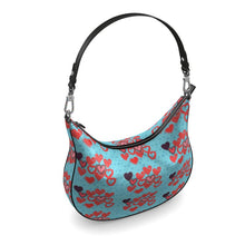 Load image into Gallery viewer, Hearts Curve Hobo  Designer Bag
