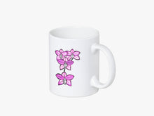 Load image into Gallery viewer, Orchid White ceramic glossy mug
