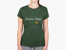 Load image into Gallery viewer, Choose Happy Women&#39;s classic t-shirt
