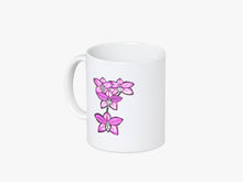Load image into Gallery viewer, Orchid White ceramic glossy mug
